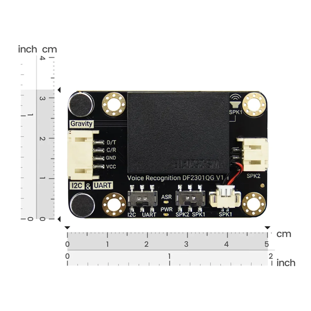 DFRobot Gravity Offline Language Learning Voice Recognition Sensor - I2C & UART Module - Image 3