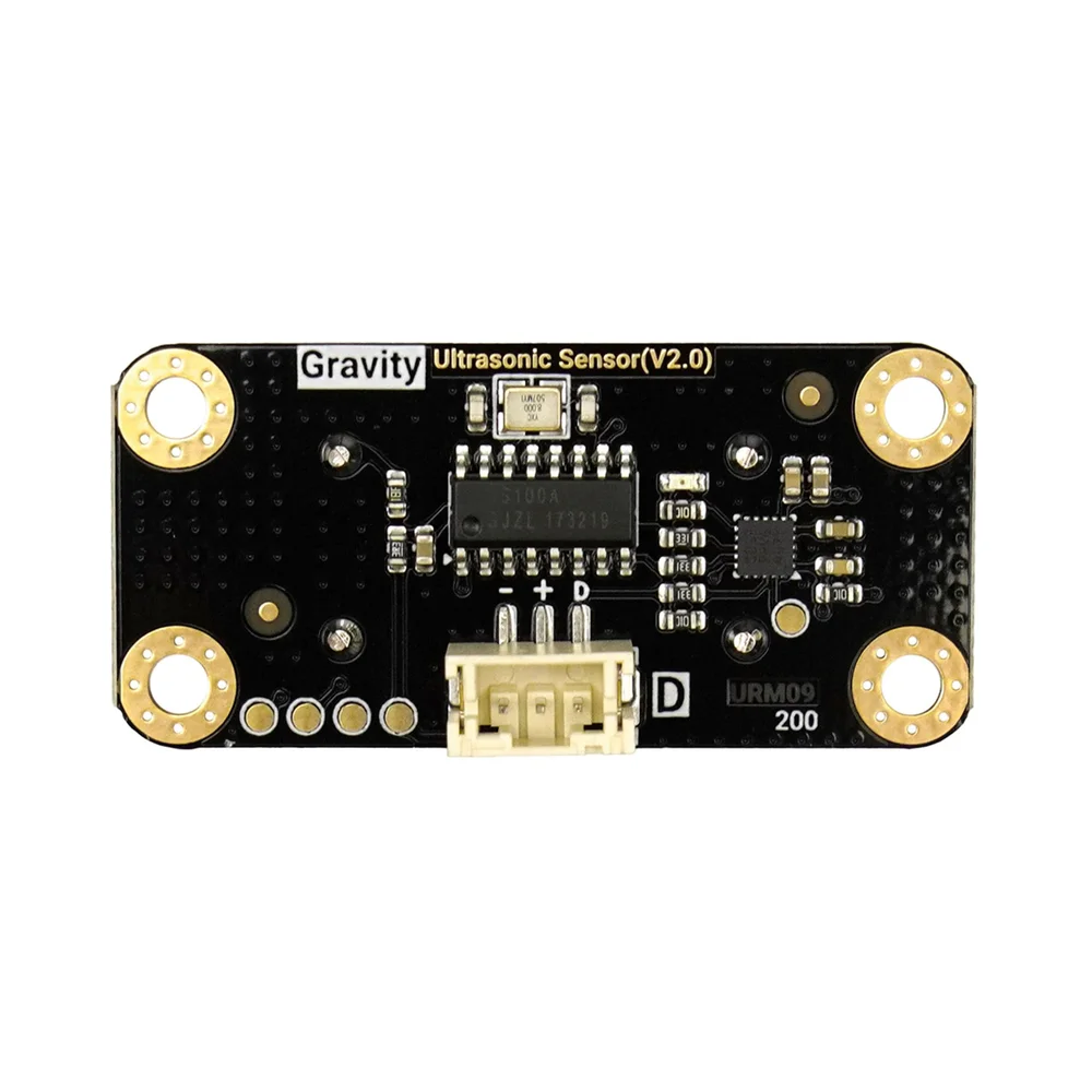 DFRobot Gravity URM09 Ultrasonic Distance Sensor (2–500cm, Trig) - PH2.0-3P Gravity Interface - Image 2