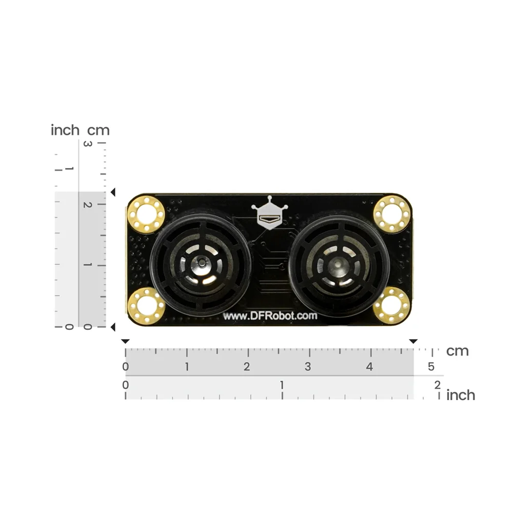 DFRobot Gravity URM09 Ultrasonic Distance Sensor (2–500cm, Trig) - PH2.0-3P Gravity Interface - Image 3