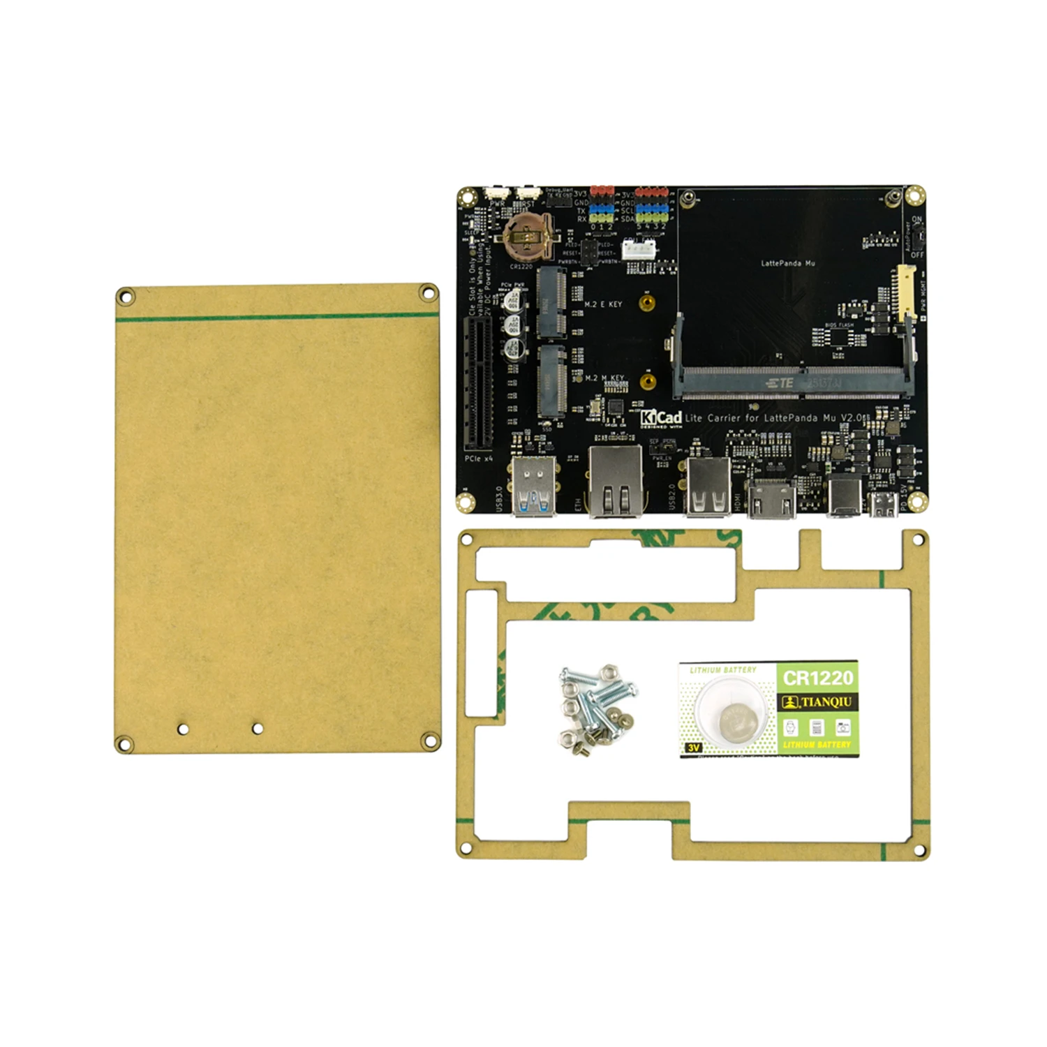 DFRobot Lite Carrier Board for LattePanda Mu Compute Module - USB 3.0, Ethernet, PCIe 3.0, M.2, HDMI - Image 4