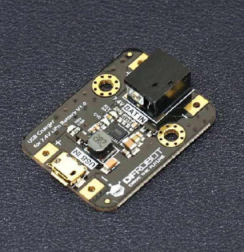 DFRobot USB Charger for 7.4V LiPo Battery - Boost Converter Module