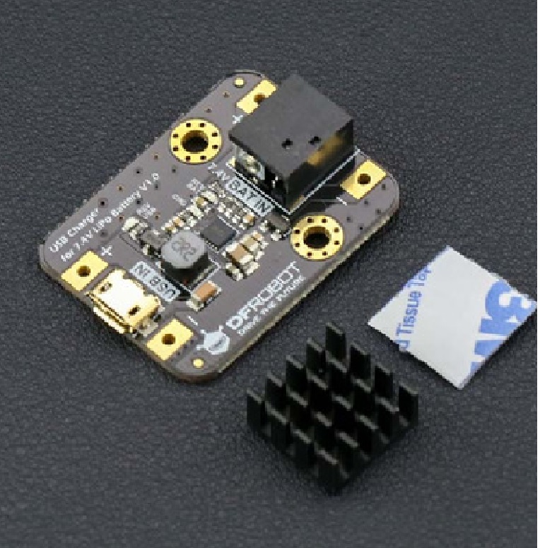 DFRobot USB Charger for 7.4V LiPo Battery - Boost Converter Module - Image 3