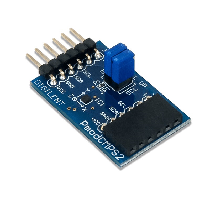 Digilent Pmod CMPS2 3-Axis Digital Compass Module - I2C Interface