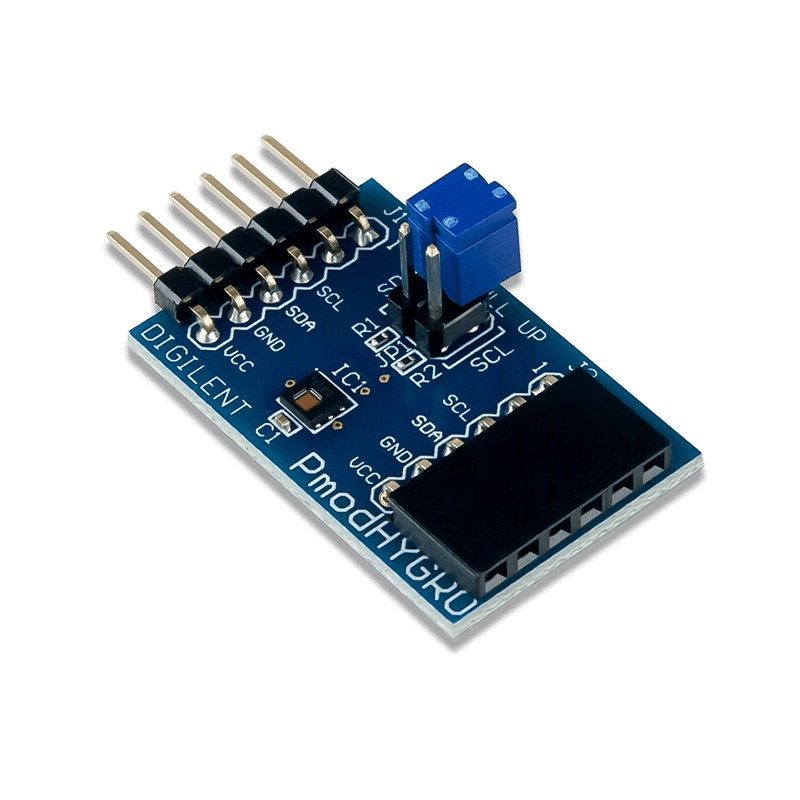 Digilent Pmod HYGRO Digital Humidity and Temperature Sensor Module - I2C Interface