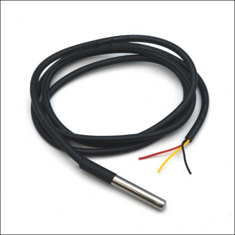 DS18B20 Waterproof Temperature Probe - 1m Cable, Stainless Steel - Image 5
