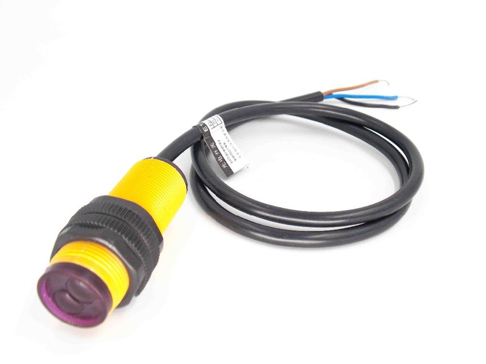 E18-D80NK Adjustable Infrared Proximity Sensor Switch 3–80cm - Diffuse Reflective, Digital Output, 1m Cable - Image 2