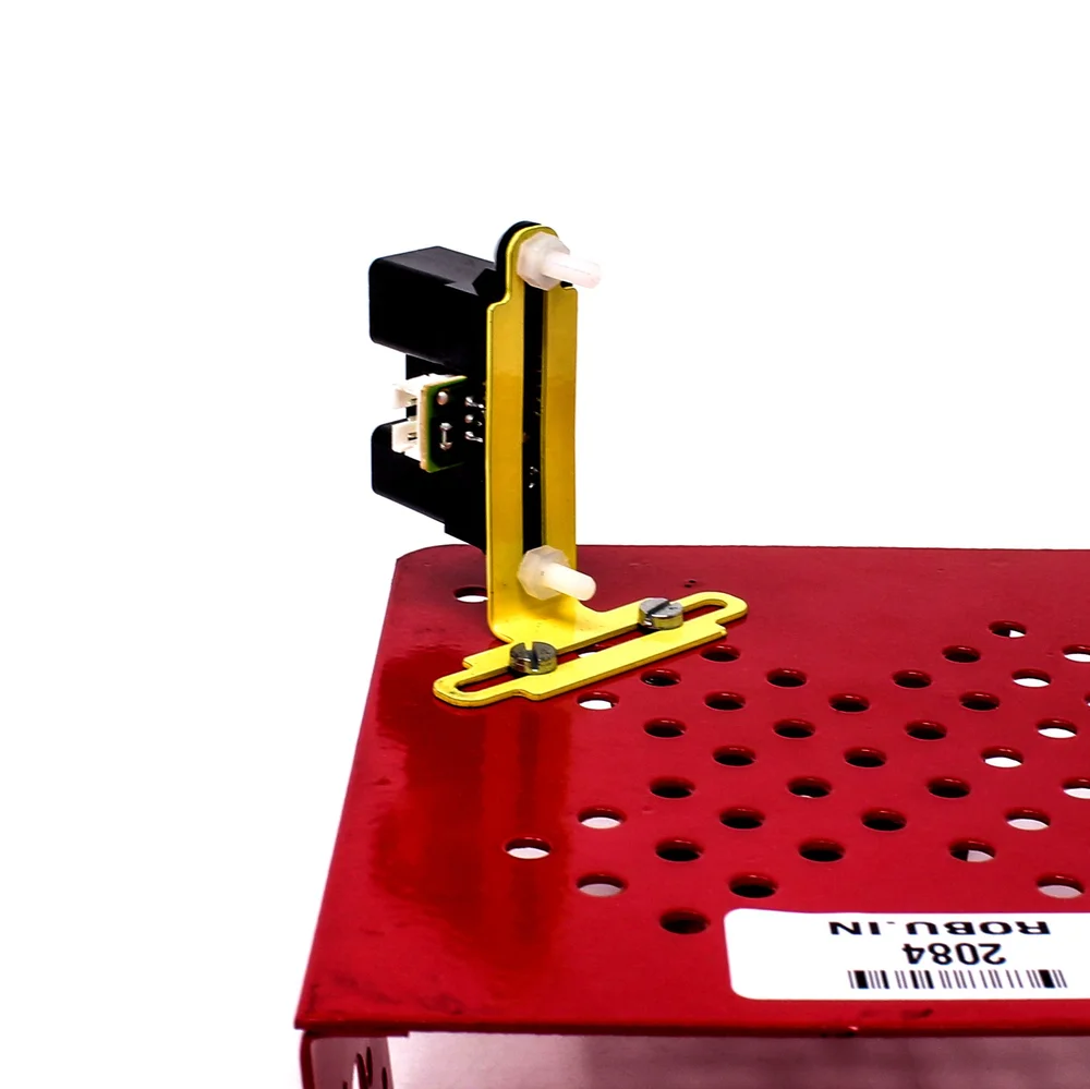 EasyMech Multi Bracket for Sharp Microelectronics Distance Sensors - Mild Steel, M3 Hardware, Parallel & Perpendicular Mounting - Image 4