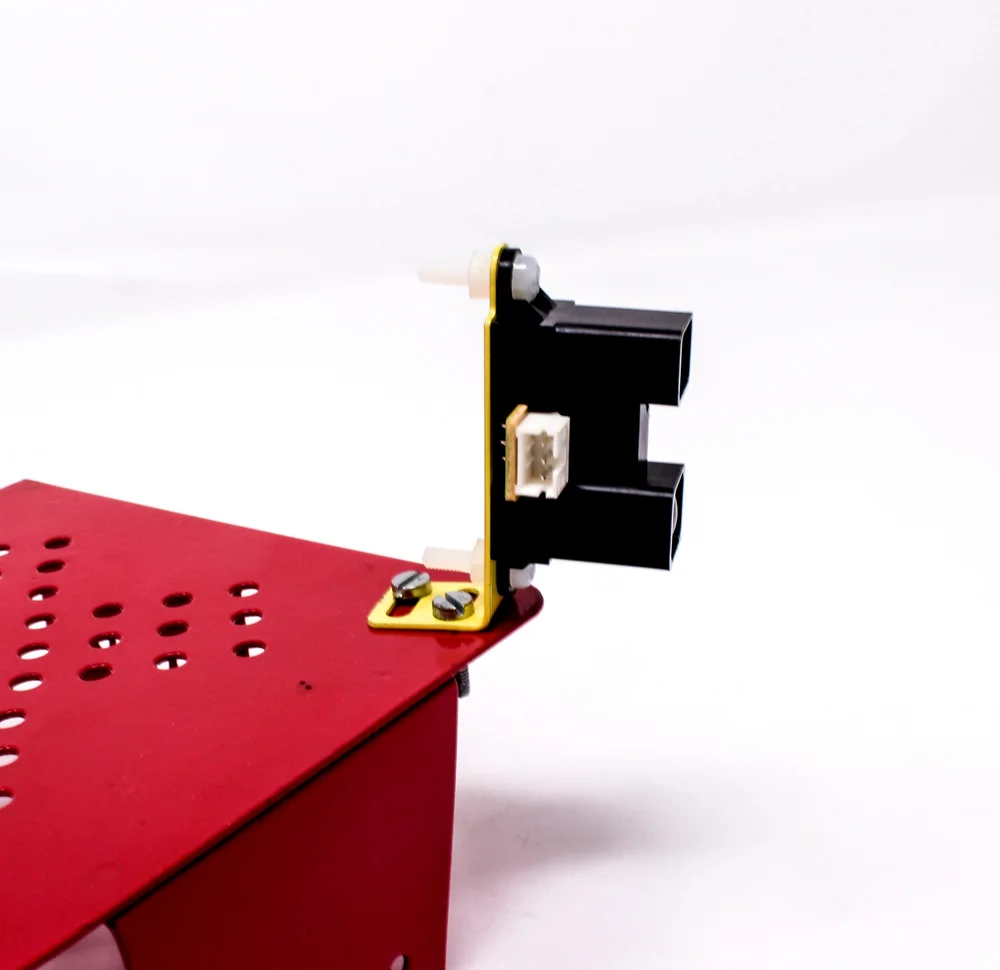 EasyMech Perpendicular Mounting Bracket for Sharp Microelectronics IR Sensors - MS Steel w/ Nylon Hardware - Image 2