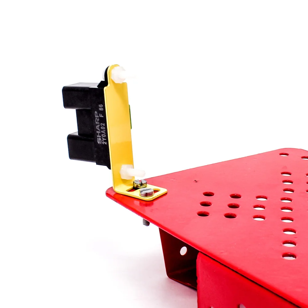 EasyMech Perpendicular Mounting Bracket for Sharp Microelectronics IR Sensors - MS Steel w/ Nylon Hardware - Image 6