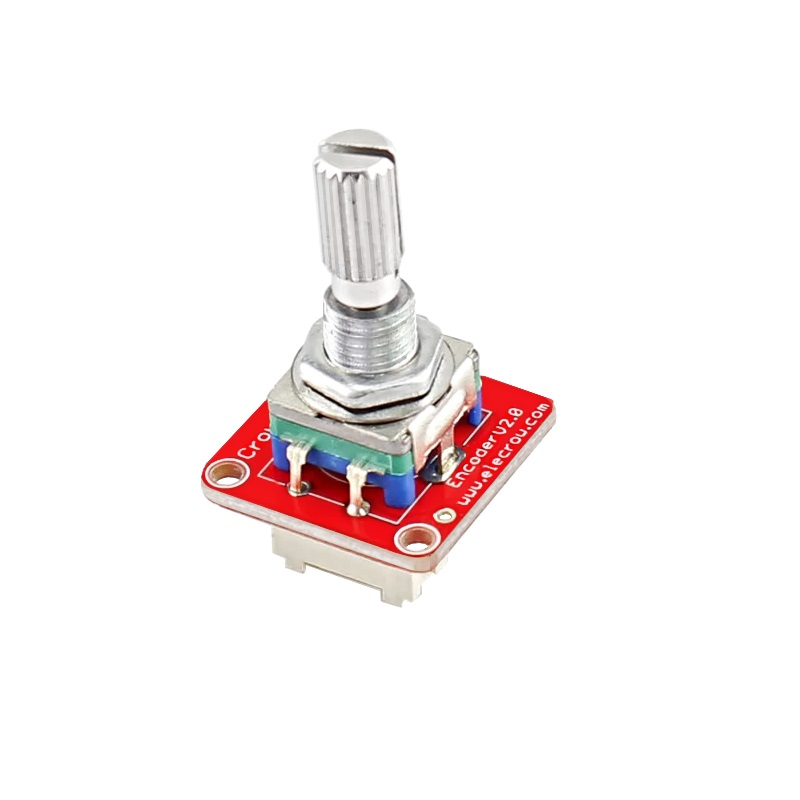 Elecrow Crowtail Encoder Module 2.0 - Incremental Rotary Encoder with 20 PPR & 4-Pin Cable