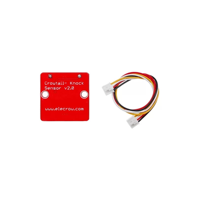 Elecrow Crowtail-Knock Sensor Module - Piezoelectric Vibration Detection - Image 5