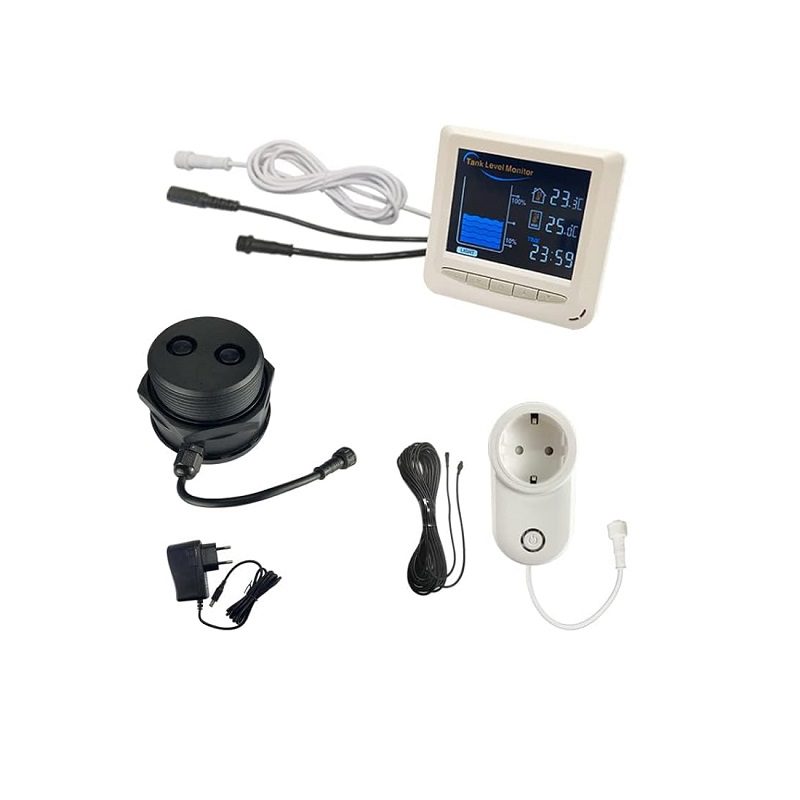 EPTTECH Smart TLC2103 Ultrasonic Liquid Level Controller Sensor (2.5m Range) - LCD Display, Power Adapter & Smart Outlet - Image 4
