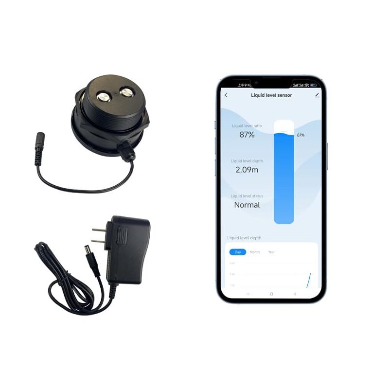 EPTTECH TLC2206-ZB Ultrasonic Tank Level Monitor Sensor (10cm-2.9m) - Zigbee, WiFi, 9V DC - Image 3