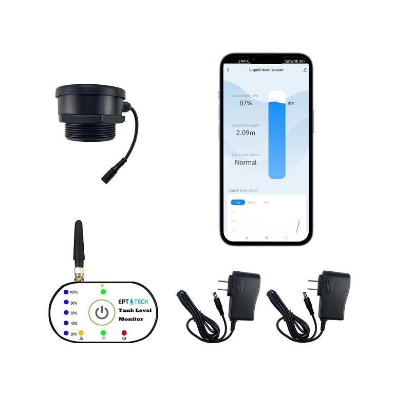 EPTTECH TLC2206P Ultrasonic Tank Level Indicator RF & WiFi Sensor (3M Range) - Image 2
