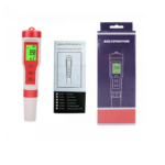 EZ9908 Green Backlight 4-in-1 Water Testing Kit - pH/TDS/EC/Temperature Meter