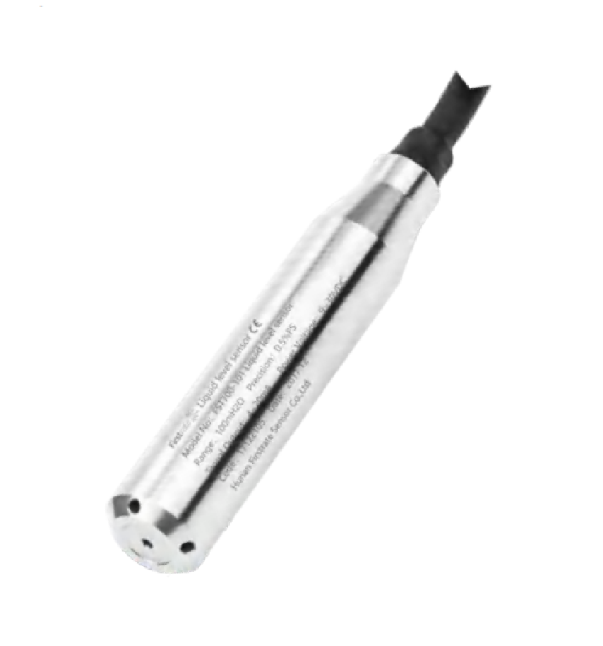 FirstRate FST700-101 Submersible Liquid Level Transmitter Sensor, Range 0-2M, 4-20mA, 9-30V, IP68