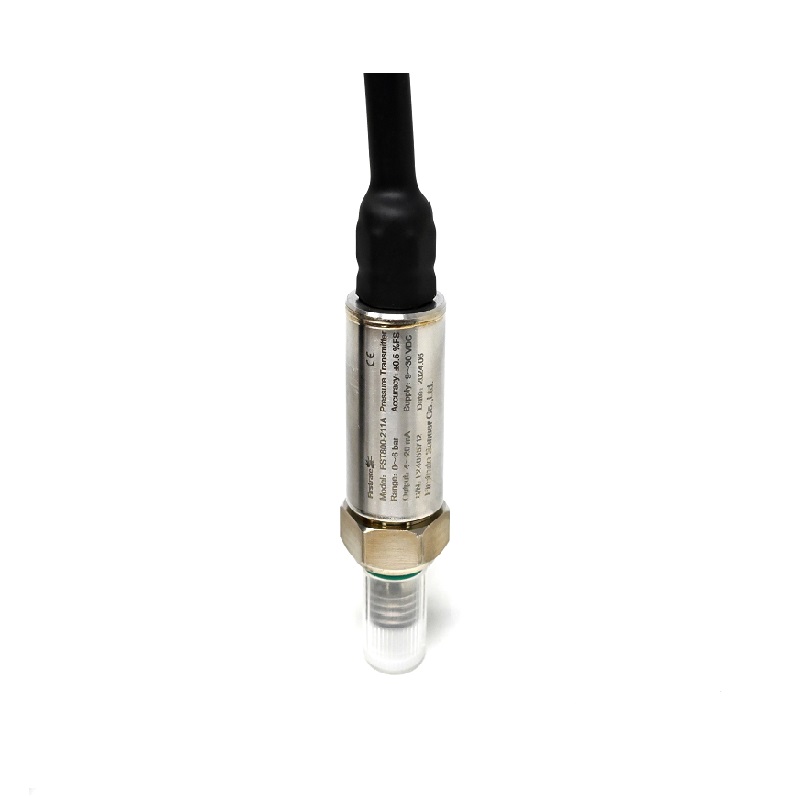 FirstRate FST800-211A Pressure Transmitter Sensor, 0-6 bar Gauge, 4-20mA Output, 9-30VDC, G1/4 Port, 3M Cable