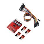 Generic 4-Channel IR Line Tracking Sensor Module - TTL Output, 1mm-60cm Range