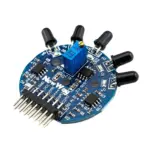 Generic 5-Channel Flame Sensor Module - Analog/Digital Output, 120° Detection