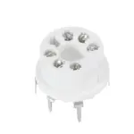 Generic 6 Pin Universal Sensor Socket (MG811 MQ-2 MQ-3 MQ-4 MQ-5 MQ-6 MQ-9) - Flange Mount