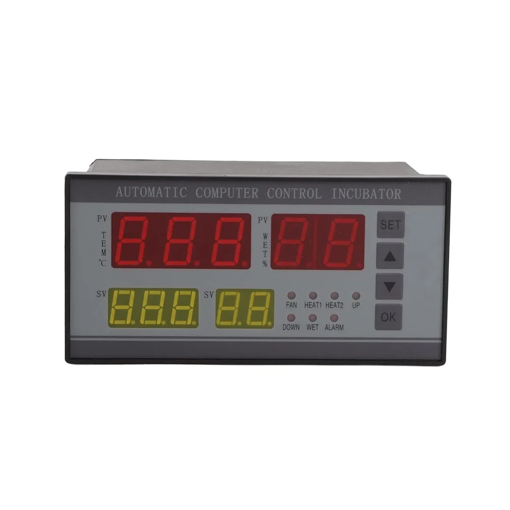 Generic Automatic Hatchery Machine Temperature Controller - AC160-240V, 7 Output Channels, w/ Temp & Humidity Sensors - Image 2