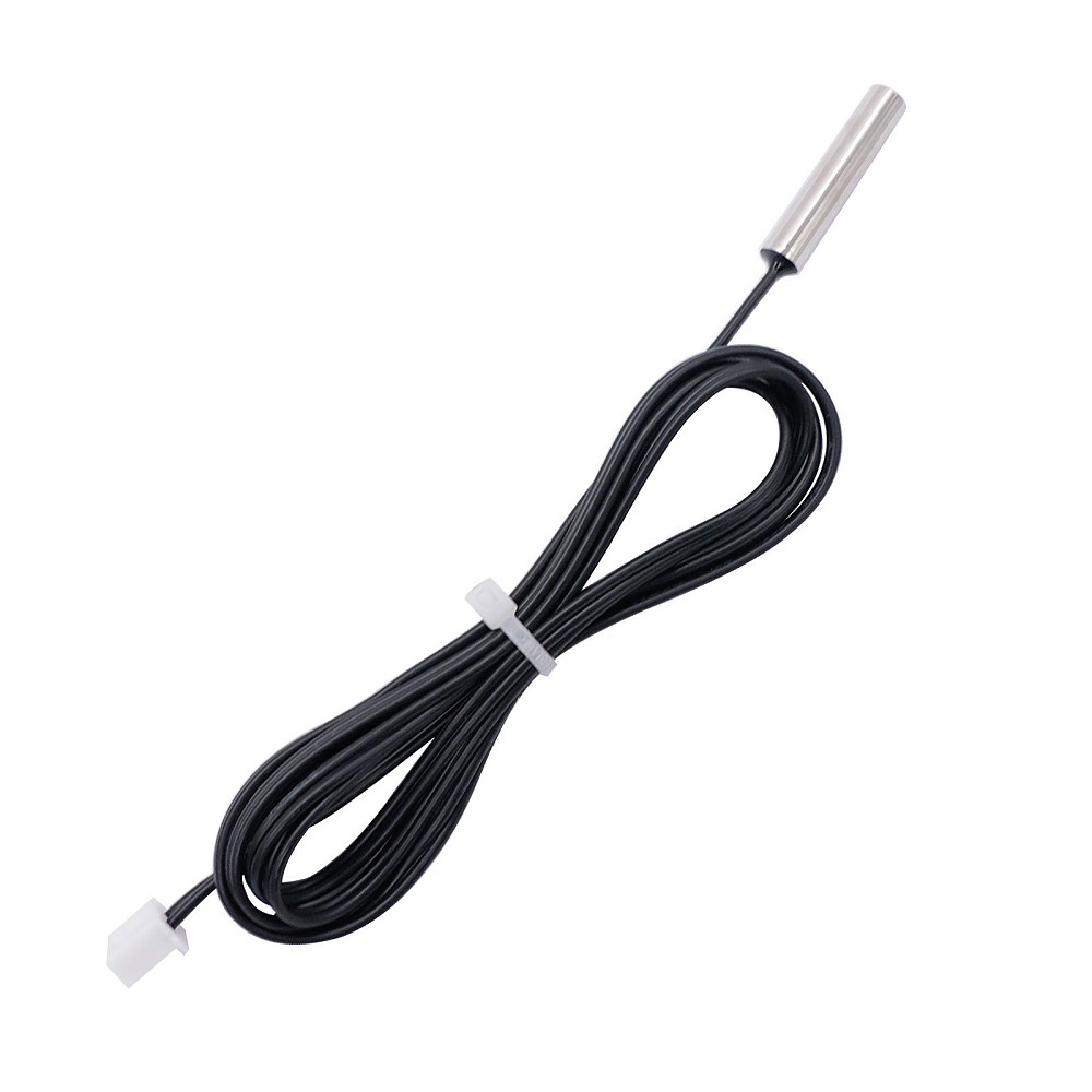 Generic B3950 10K NTC Thermistor Temperature Sensor 5x25mm Stainless Steel Probe with XH2.54 Connector & 5 Meter Cable - Image 4