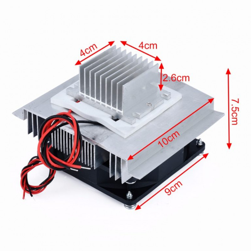 Generic Cooling System Heat Sink Set with FAN DIY Kit for Thermoelectric Peltier Refrigeration - Image 4