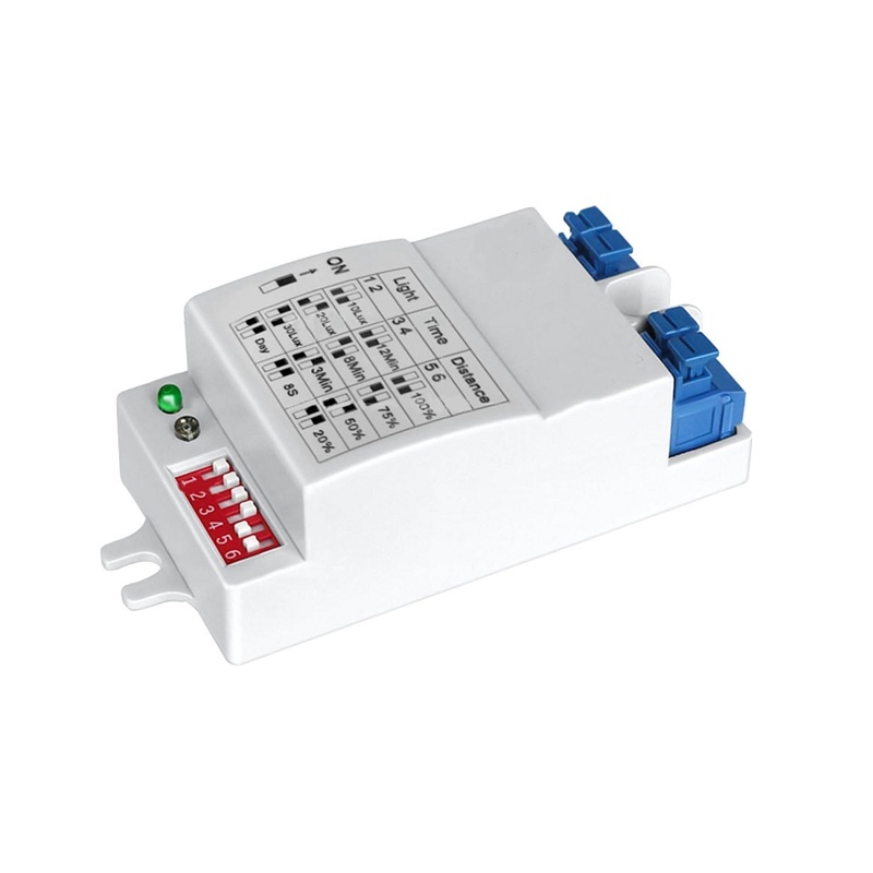 Generic D08 5.8GHz Microwave Radar Motion Sensor AC220-240V - 360° Detection, Flame-Retardant ABS - Image 4