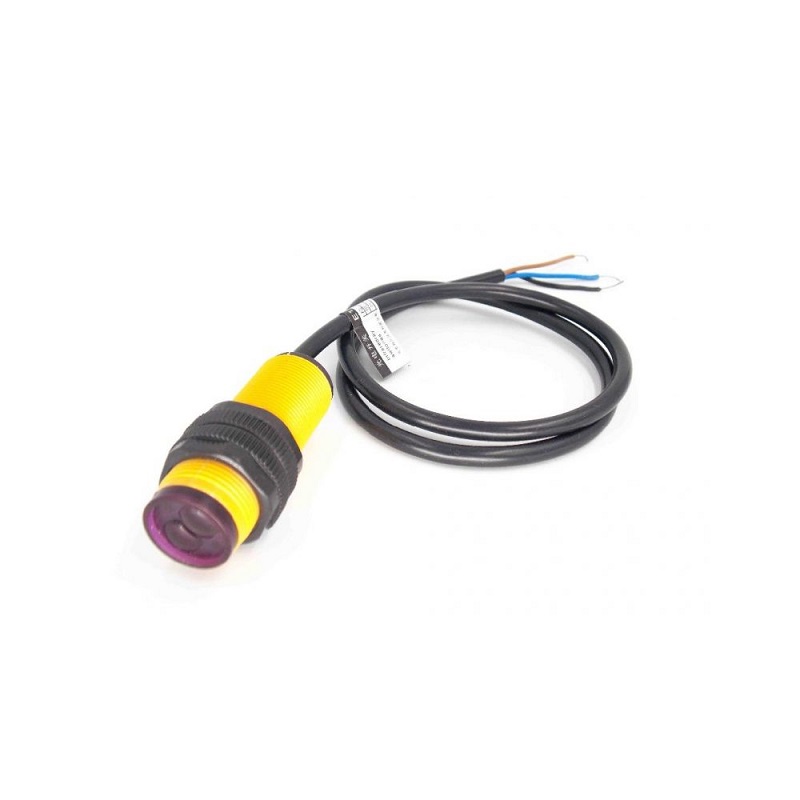 Generic E18-D80NK Mini Adjustable Infrared Sensor Switch 3-80cm - Diffuse Reflective, Digital Output, 70cm Wire