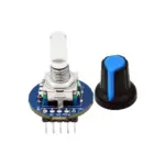 Generic EC11 Rotary Encoder Module with Knob Cap - 5-Pin Header