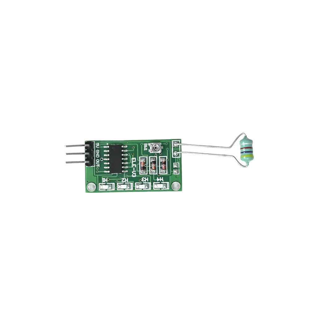 Generic Electromagnetic Wave Detection Sensor Module - 50Hz-100MHz, 0-3V Analog Output, LED Display - Image 2