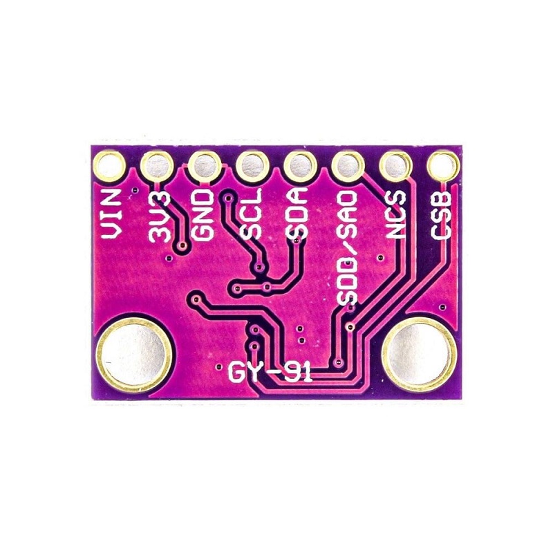 Generic GY-91 MPU6500 + BMP280 7DOF IMU Sensor Module - I2C/SPI Interface - Image 2