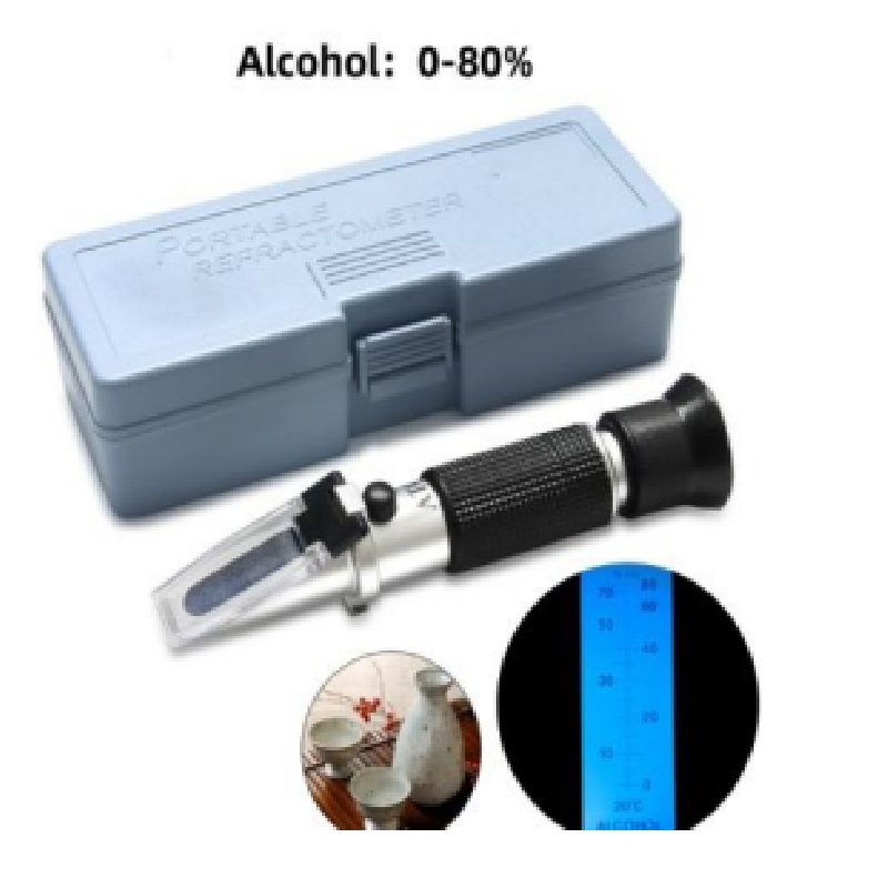 Generic Handheld Alcohol Refractometer 0-80% v/v ATC Spirits Tester - Single Scale - Image 3