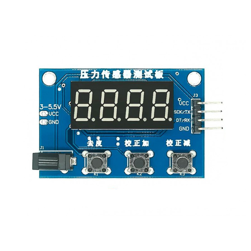 Generic HX711 Pressure Sensor Test Board High-Precision Module - 24-bit ADC w/ Display