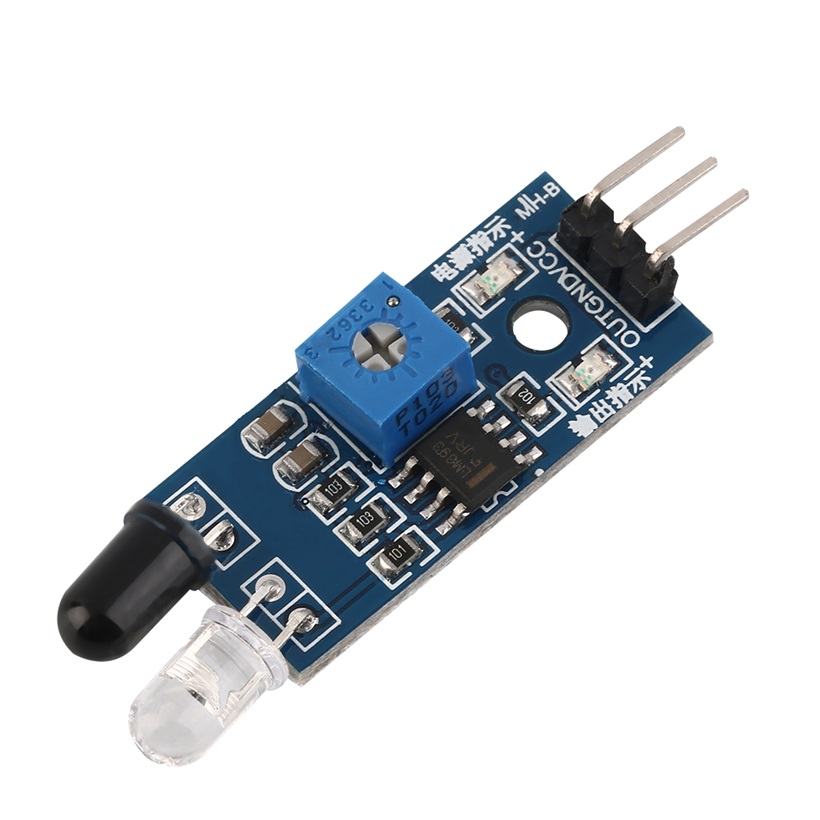 Generic Infrared Obstacle Avoidance Sensor Module (Active Low) - LM393 Comparator, 2-30cm Range - Image 4