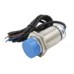 Generic LJ24A3-10-Z/EX Inductive Proximity Sensor, 2-Wire DC NO, 6–36VDC, 10mm Detection Range, Brass-Nickel Plated Housing, IP65
