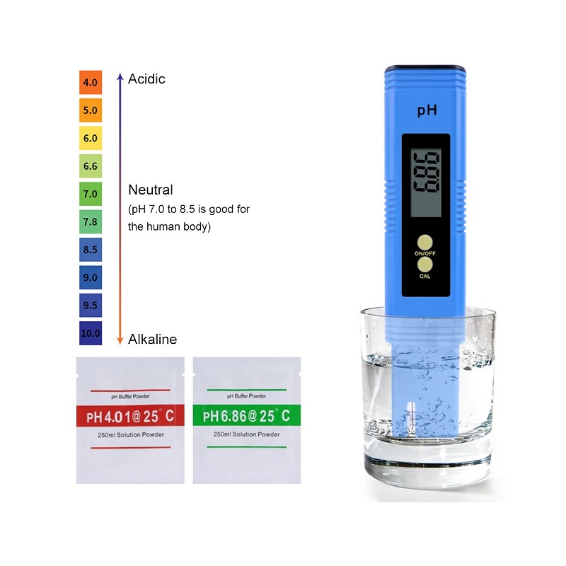 Generic pH02 Digital LCD pH Meter Pen Tester 0.00-14.00 pH Range - Blue - Image 2