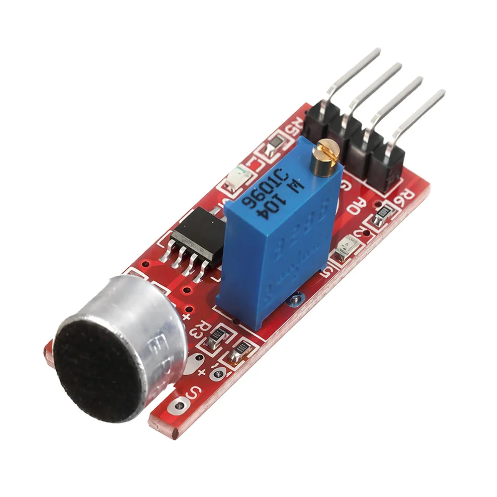 Generic Sound Detection Sensor Module for Arduino Robots - LM393 Electret Microphone
