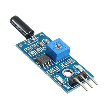 Generic Tilt Sensor Vibration Alarm Switch Module - SW-460D/SW-520D Sensor, LM393 Comparator, Digital Output - Image 2