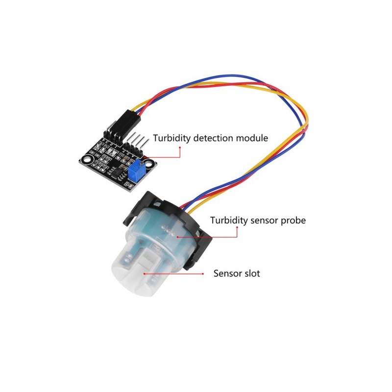 Generic Turbidity Sensor Module for Suspended Solids Detection - 0-4.5V Analog & Digital Output - Image 3