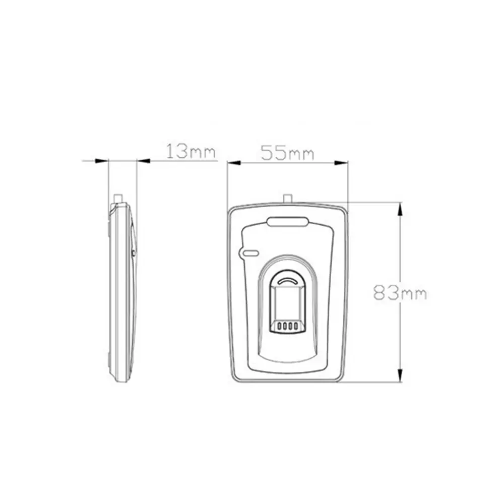 Grow R102 Fingerprint Reader - USB Interface, Zinc Alloy Housing - Image 2