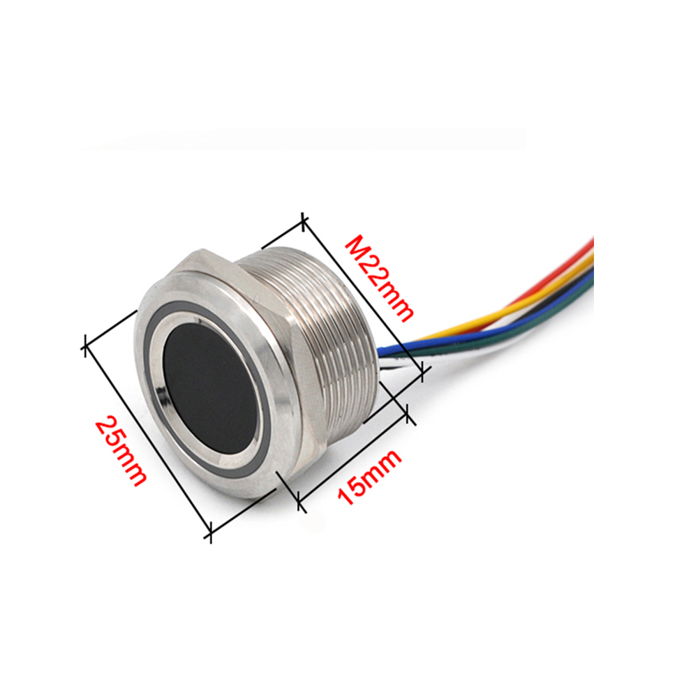 Grow R503-M22 Fingerprint Module - UART Interface, 200 Fingerprint Capacity, 22mm ID - Image 3