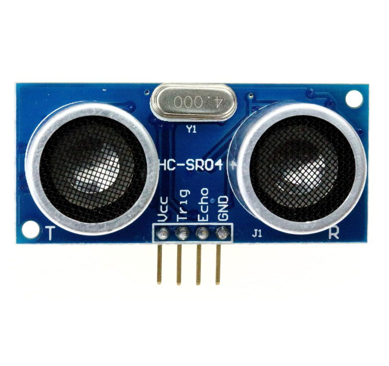 HC-SR04 Ultrasonic Sensor with Acrylic Mounting Bracket - Image 3