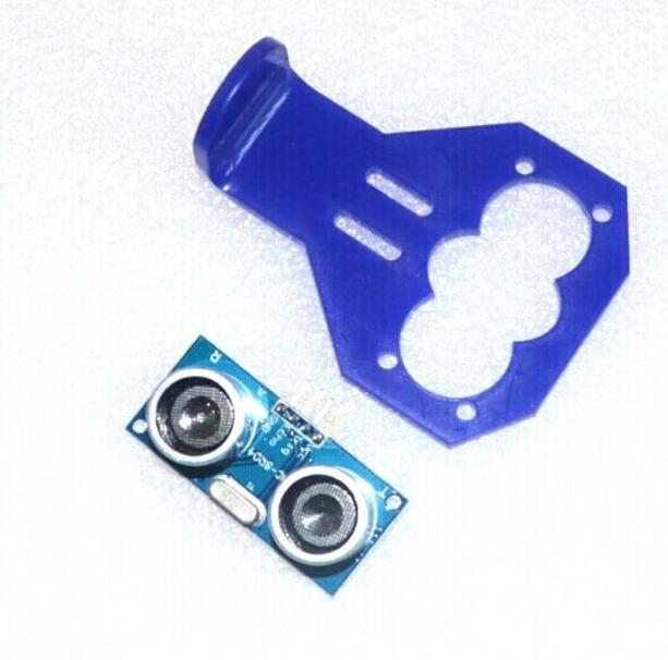 HC-SR04 Ultrasonic Sensor with Acrylic Mounting Bracket - Image 4