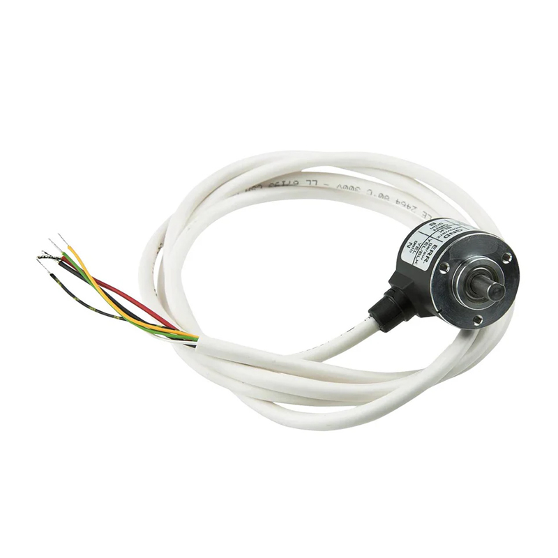 Hengstler RI38 Series 0529104 Rotary Encoder, Optical, Incremental, 100 PPR, Horizontal, Flange Mount