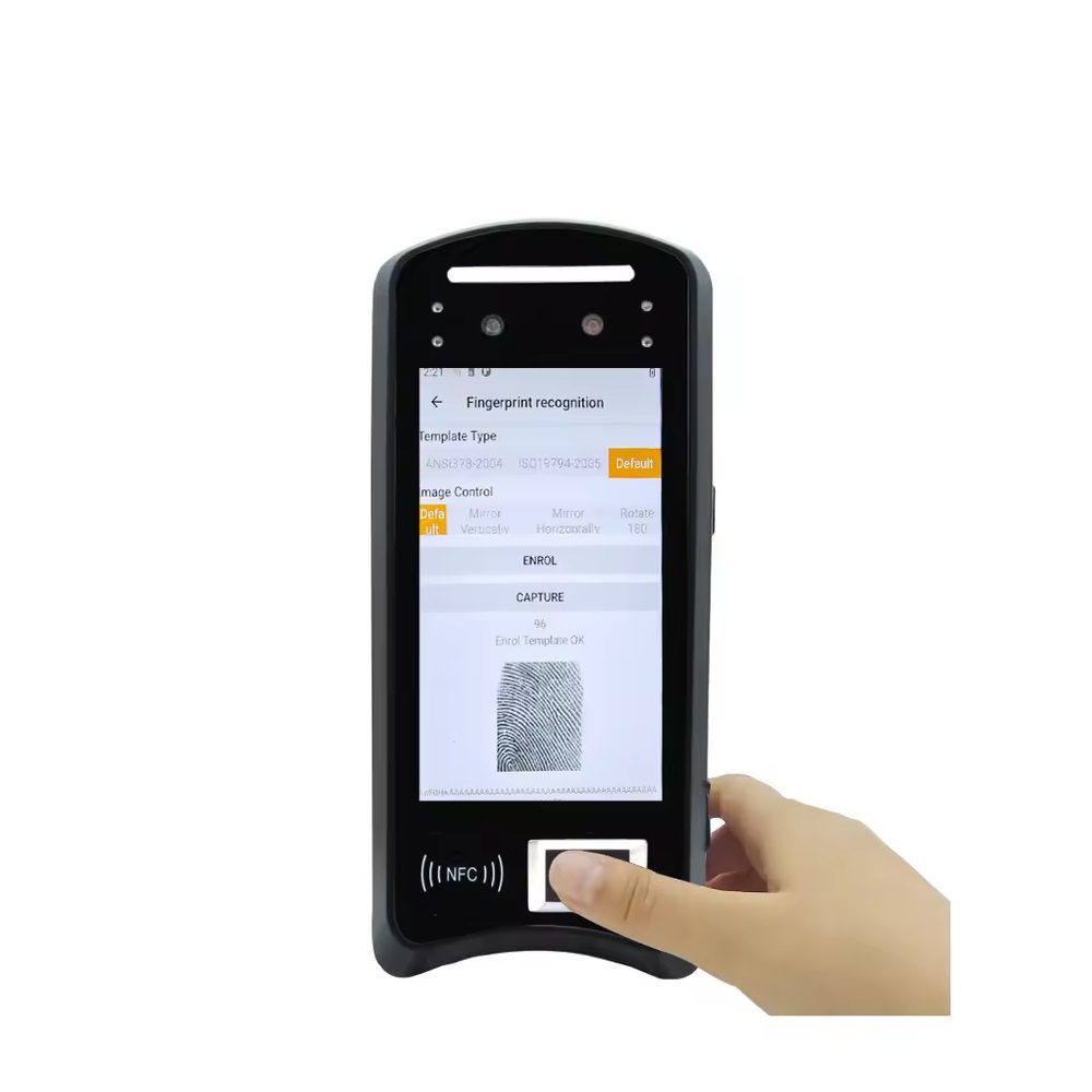 HFSecurity X05 Biometric Access Control Device - Fingerprint & RFID, Dual Cameras, Wi-Fi/Bluetooth, POE/LAN