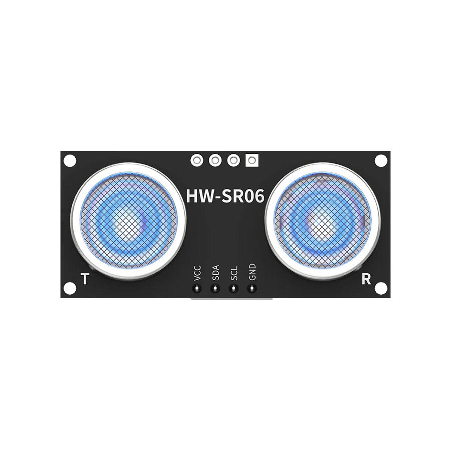 Hiwonder Glowy Ultrasonic Distance Sensor Module - I2C Interface, 2-400cm Range