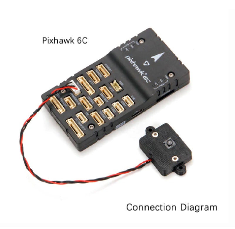 Holybro PMW3901 Optical Flow Sensor - UART Interface, 6-Pin JST GH Connector - Image 3