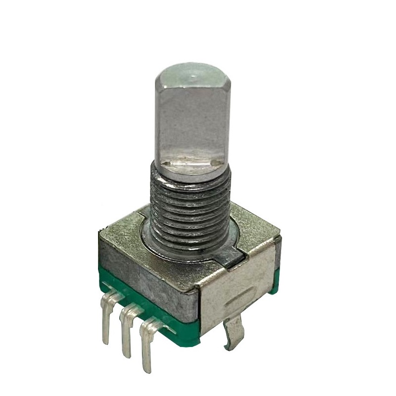 Hongyan Technology EC11H 7CE20P1ZD20 20 Pulse Rotary Encoder with Switch - 5-Pin Vertical Plug-in - Image 2