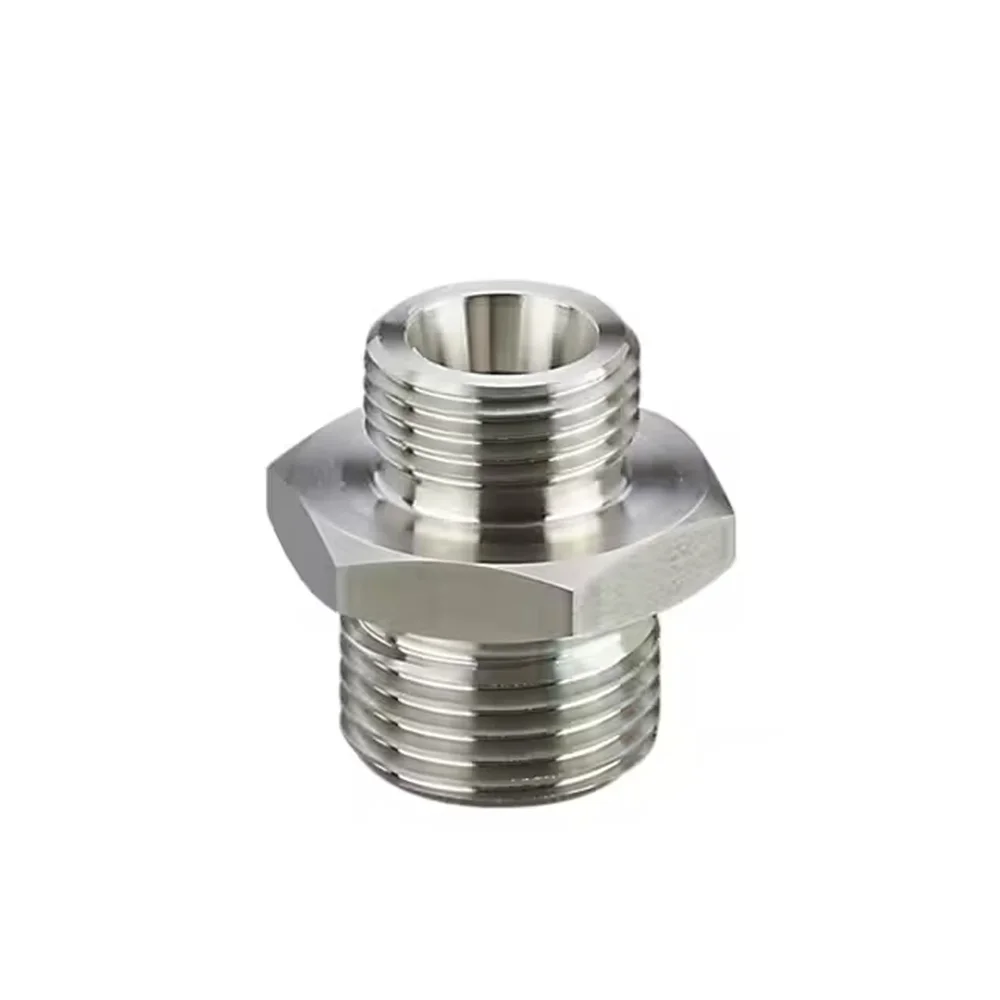IFM Efector E40096 Screw-in Adapter for Process Sensors - M18×1.5 to G1/2, Stainless Steel, 100 Bar